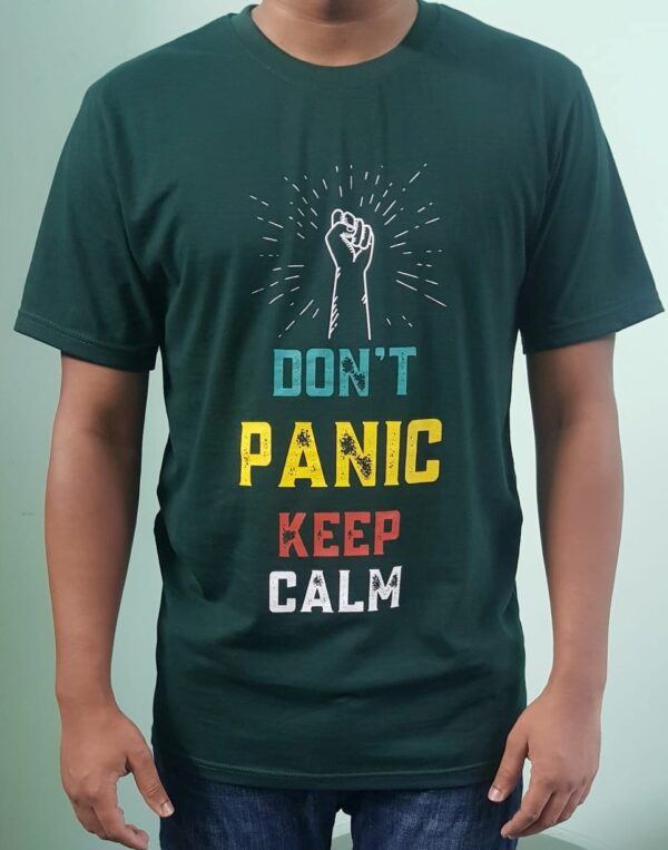 Dont Panic army green