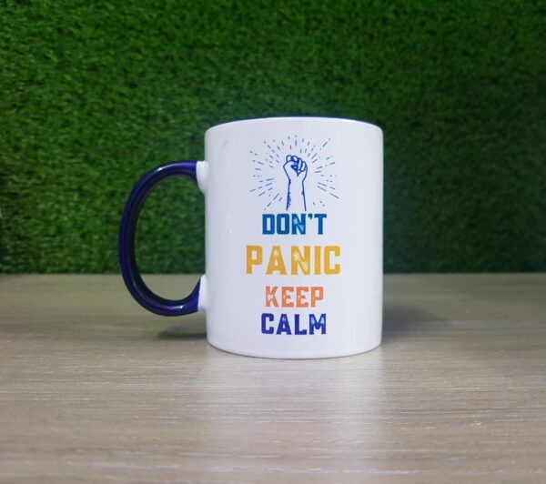 Dont be panic mug 2