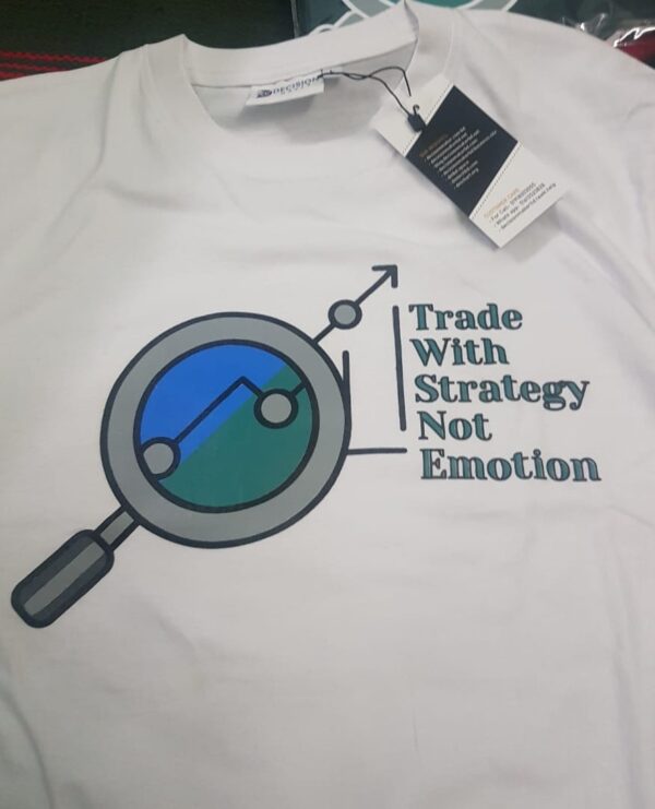 Trade with Strategy white